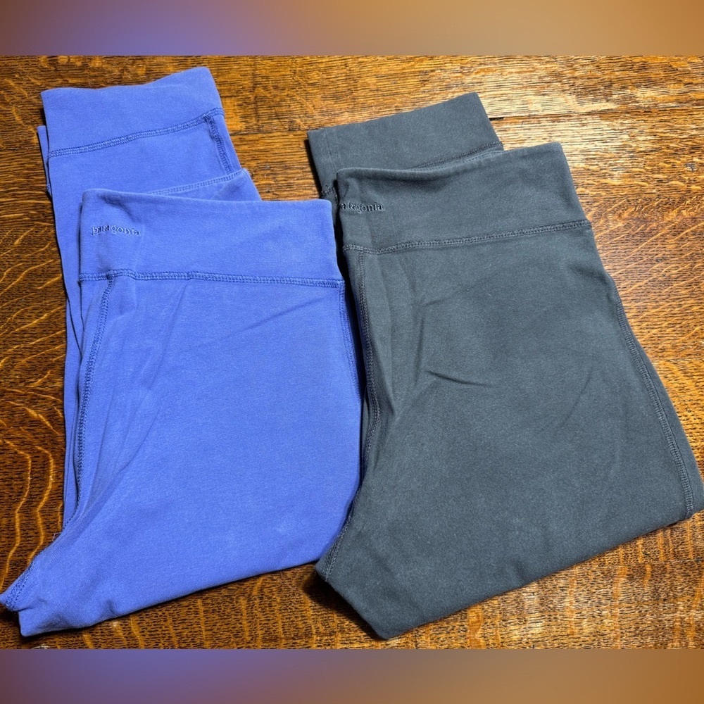 Patagonia Lot Two Pair Leggings Crops Size Medium